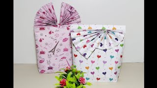 2 IDE BUNGKUS KADO MODEL KIPAS | GIFT WRAPPING FAN STYLE