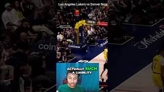 AUSTIN REEVES PLEASE!! LAKERS VS NUGGETS GAME 2 REACTION! #shorts