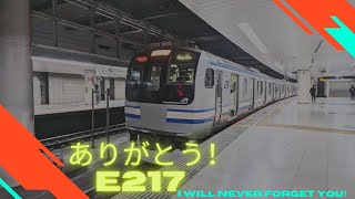 【ありがとう　E217】【２５５系ラストラン】