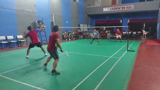 pukulan menyilang..#short#agripina#badmintonmania#shorts_video