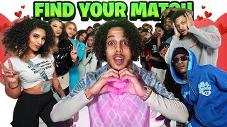 Find Your Match With Dares! | 12 Girls & 12 Guys!