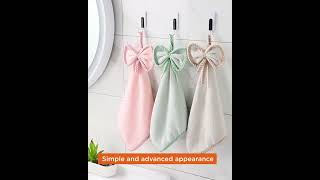 Joybos® Bow Hand Towels with Hanging Loop