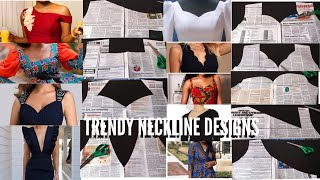 HOW TO CUT BASIC AND TRENDY NECKLINE PATTERN| drafting different LATEST TYPES OF NECKLINE DESIGN