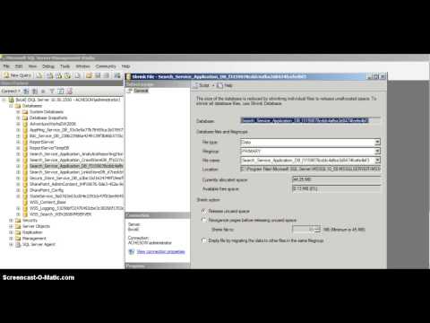 Shrink A SQL Server Log File Shrink A SQL Server Log File