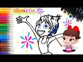 1How to draw Inside Out Joy | Easy drawing and coloring for kids | Limetube Magic Drawing