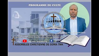 2025 02 02 Dimanche. La divinité de Jésus-Christ. frère Philip SEBAZUNGU. Assemblée Chrét Goma tmk