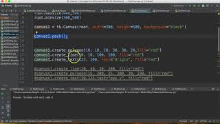 PYTHON 3 TKINTER - GUI CANVAS DRAWING