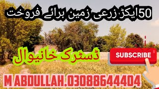 50 acar agriculture land for sale khanewal in Punjab زرعی زمین ڈیرہ برائے فروخت