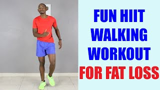 20 Minute FUN HIIT Walking Workout for Fat Loss 🔥200 Calories🔥