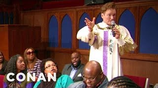 Conan Joins A Southern Baptist Choir | CONAN on TBS