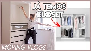 JÁ TEMOS CLOSET | MOVING VLOG Ep.4 | Joana Gentil