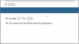 Introduction to Integration and Anti-Differentiation