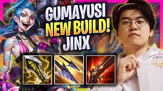 GUMAYUSI TRIES NEW JINX BUILD IN THE NEW SEASON! - T1 Gumayusi Plays Jinx ADC vs Miss Fortune!