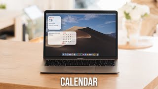 How to Add Calendar to Mac Desktop (tutorial)