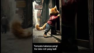 Kucing lucu, Kucing yang sedang berbagi~#kucing #kucinglucu