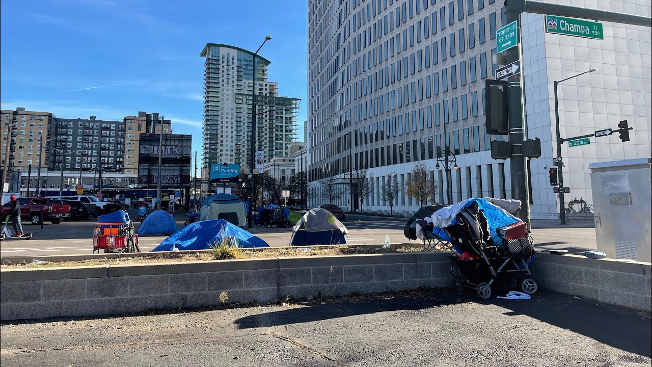 Denver Struggles With Tackling The Escalating Homeless Crisis - YouTube