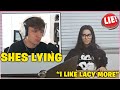 CLIX in DISBELIEF reacting to DARLA taking a LIE DETECTOR test ON LIVE STREAM! (Fortnite Moments)