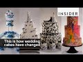 This is how wedding cakes have change in the last 100 years