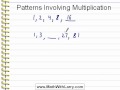 video for lesson 25 patterns involving multiplication