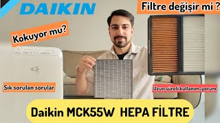 Daikin MCK55W Hava Temizleme Filtre Değişimi