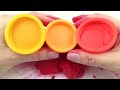 making slime with paint and cornstarch slime experiment