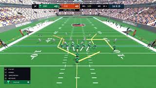 Axis football PS4 gameplay close game finish