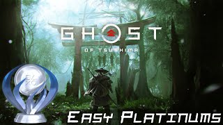 Easy Platinums | Ghost of Tsushima | Recommended for Platinum Hunters