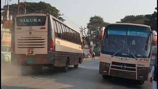 সাকুরা ও সাকুরার হাড্ডাহাড্ডি লড়াই  || Thrilling Bus Driving Sakura|| Bd Highway Race ||