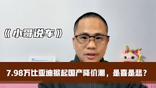 7.98万比亚迪掀起国产降价潮，是喜是悲？合资车有没有王炸等着？