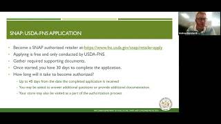 Accepting Payments from Customers using Food Assistance Programs Webinar