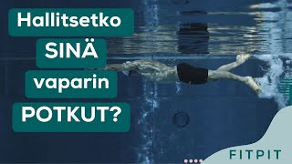 Vapaauinnin tekniikka - potkut