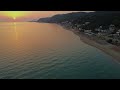 vrachos vrahos loutsa beach greece from above 4k calm relaxing and scenery video