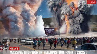 Terrifying Today! The 2nd Erupts Rocks Geyser Basin at Yellowstone Hot spings! USGS Alarming