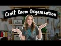 Organizing my Super Chaotic Craft Room