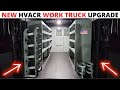 HVAC Work Van: New HVAC Work Truck Upgrade & Tour (HVAC Van Tour) HVAC Work Van Build/Shelving