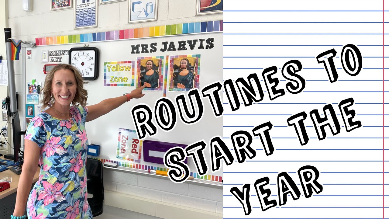 Routines To Teach At The Beginning Of The School Year In The Elementary
