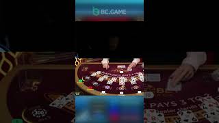 $600 BLACKJACK BET AND THIS HAPPENED... #bcgame #blackjack #clips #casino