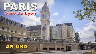 Paris walking tour - Around Gare de Lyon, Rue Crémieux [4K]