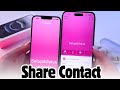 How to Share Your Contact Card on iPhone 16e Using NameDrop - Quick & Easy Guide