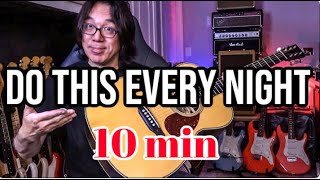 Do this routine every night to get shredded - Only 3 things GREAT GUITAR Techniques!