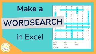 How to Create a Word Search Puzzle in Excel - Tutorial