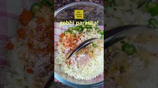 gobhi paratha quick recipe. #recipe #food#parathamaking