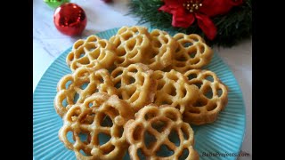 Eggless Rose Cookies | How to Make Swedish Rosette Cookies without Egg