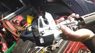 How to remove auto lock cylinder without key