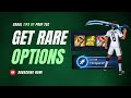 follow up talk about rare options video in the SEA