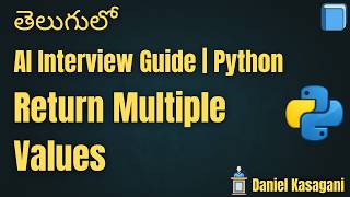 12. Return Multiple Values | AI Interview Guide | Python