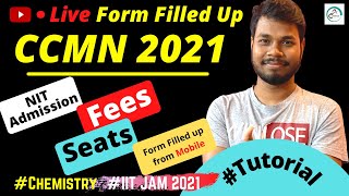 CCMN 2021 Application Form Filled Up Tutorial - JAM 2021