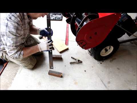 Toro Snowblower DIY Scraper Bar- Making a New One from Bar Stock Toro Snowblower DIY Scraper Bar- Making a New One from Bar Stock