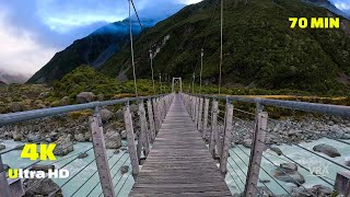 Virtual Run 4K - Best of New Zealand with Music - Virtual Running Video for Treadmill - Scenery Hike
