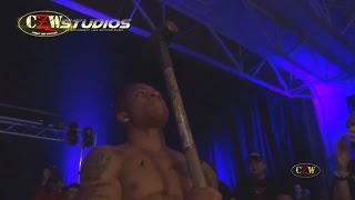 CZW: A sledgehammer comes into play during the World Title Match! (CZWstudios.com)